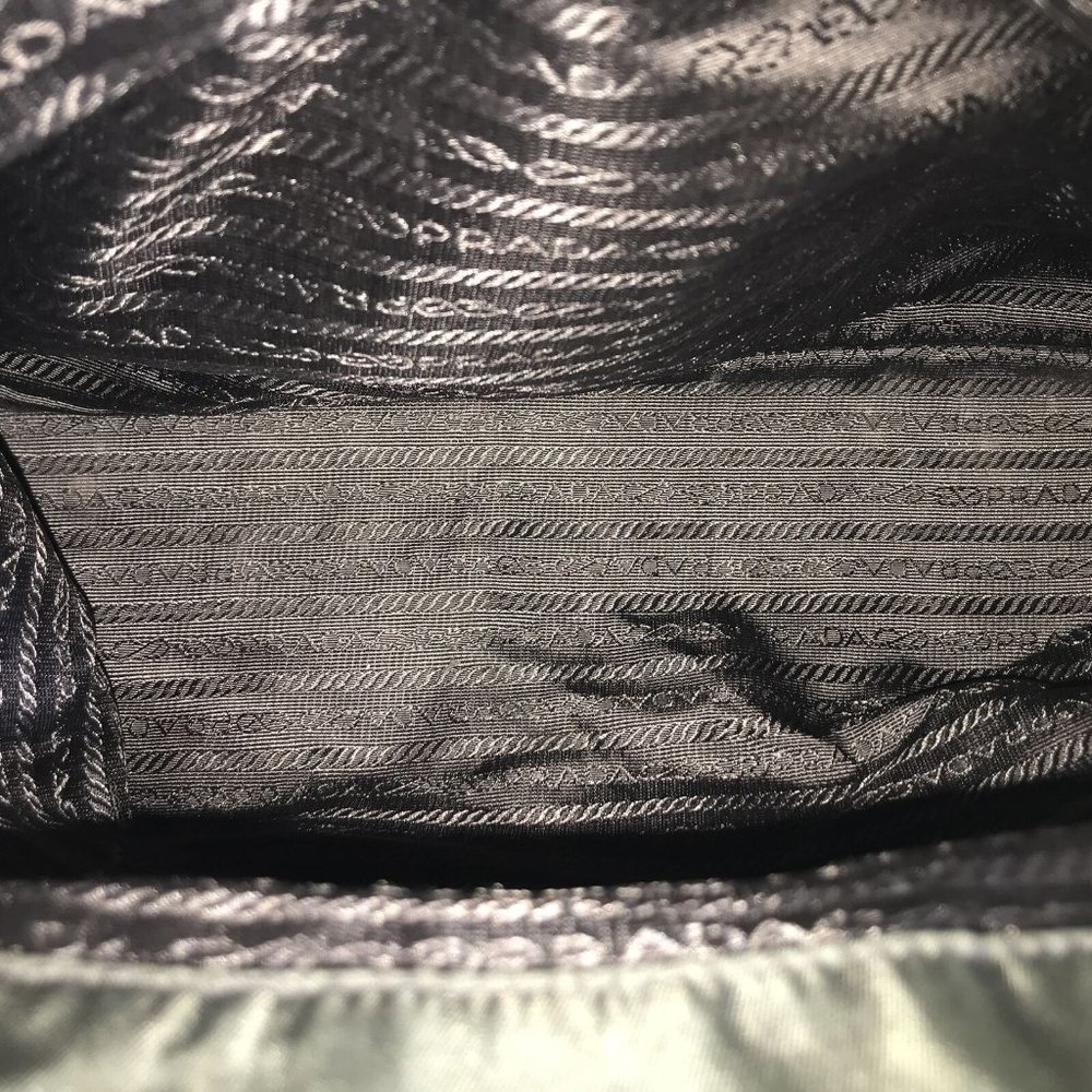 344154F V Prada Tote Bag Khaki Nylon - Picture 9 of 12